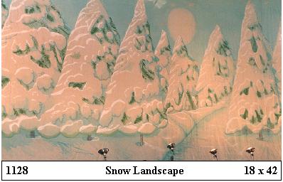 Snow Forest Backdrop