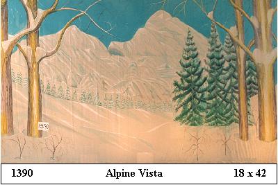 Snow Landscape Backdrop