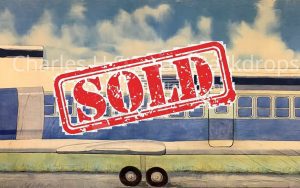 Airplane Exterior Backdrop