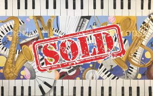 Musical Instruments Novelty Backdrop