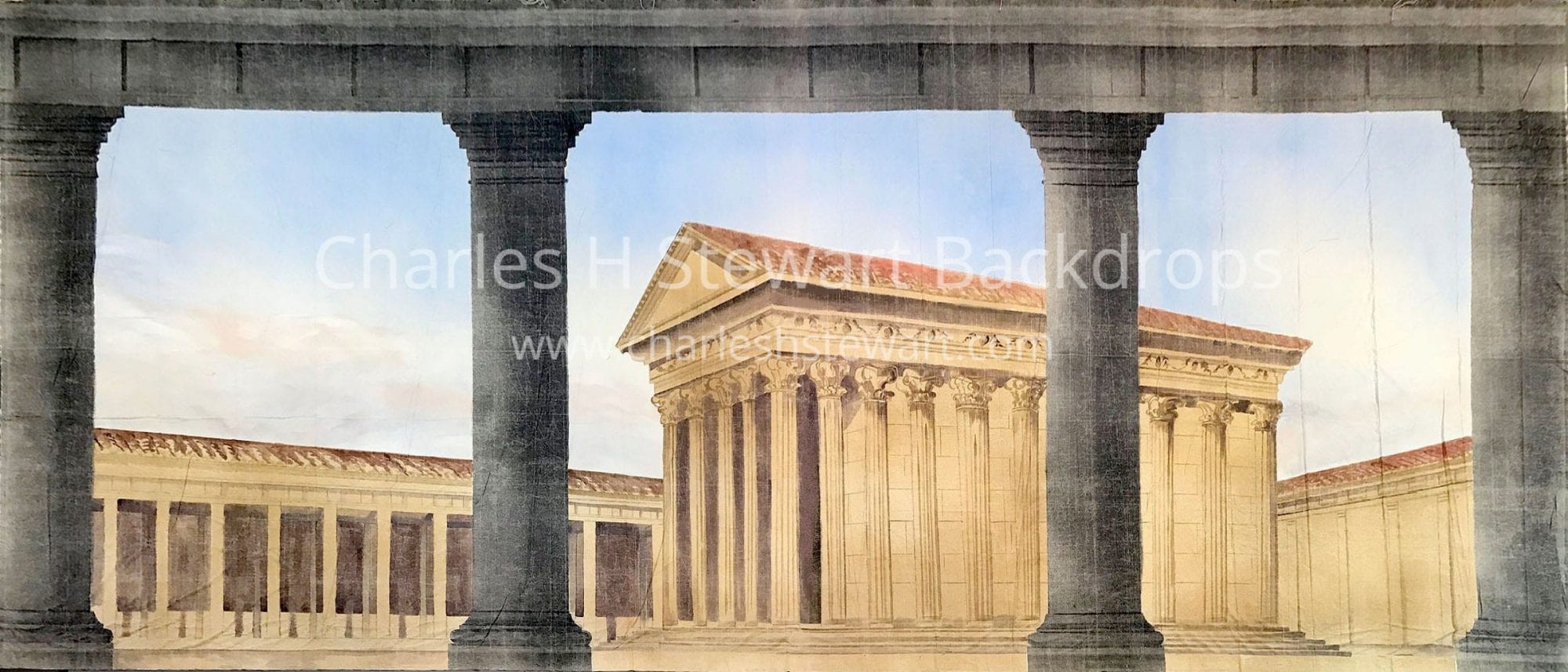 Roman backdrop