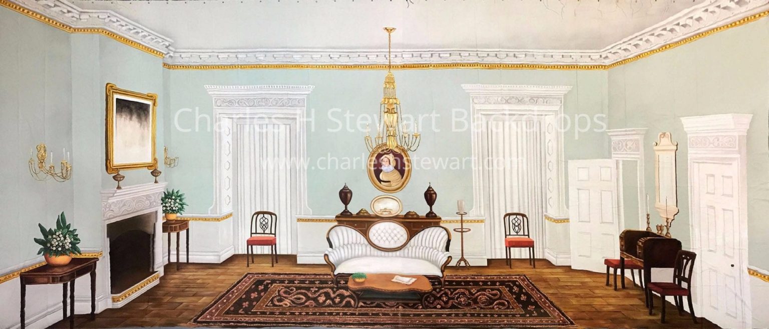 Victorian Inn Backdrop Victorian Interior Backdrop For Rent by Charles H. Stewart