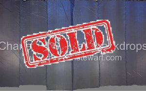 Blue Sparkle Chiffon Split Backdrop
